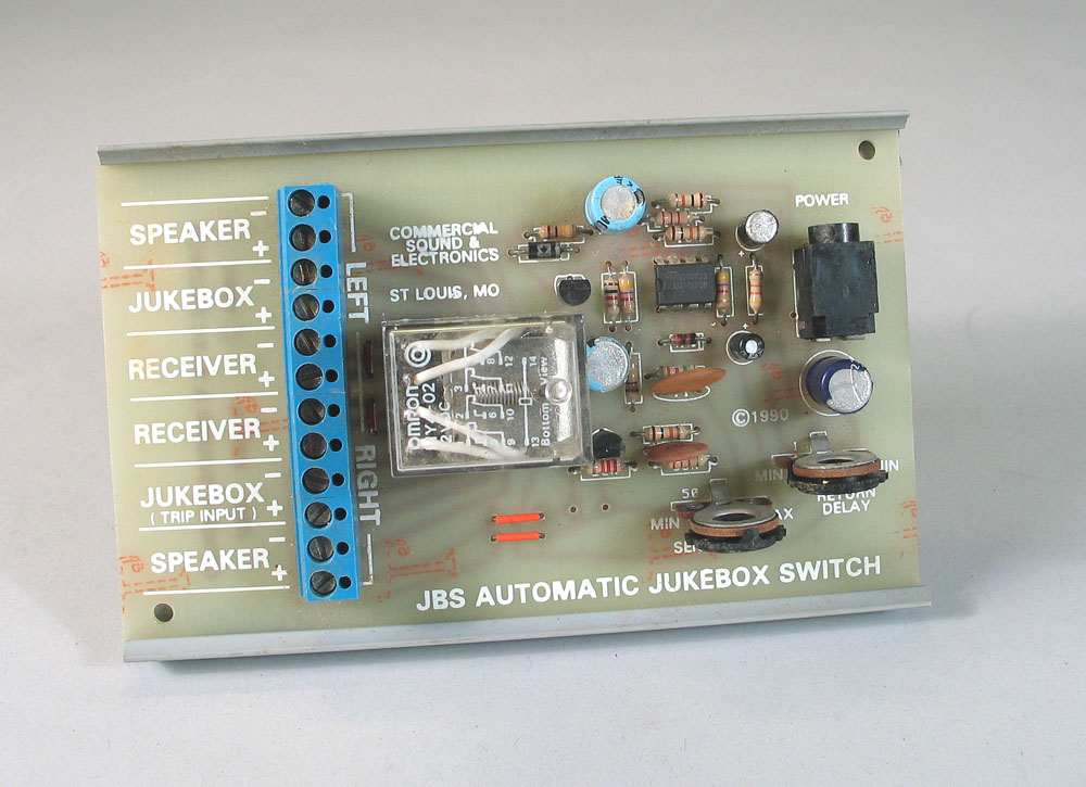 Jukebox Audio Control Board